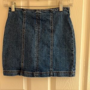 Pacsun high waisted jean skirt